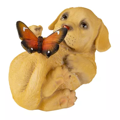 Clayre & Eef Dekoration Hund 14x9x10 cm