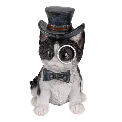 Clayre & Eef Dekoration Katze 11x9x17 cm