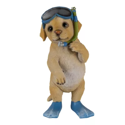 Clayre & Eef Dekoration Hund 11x11x23 cm