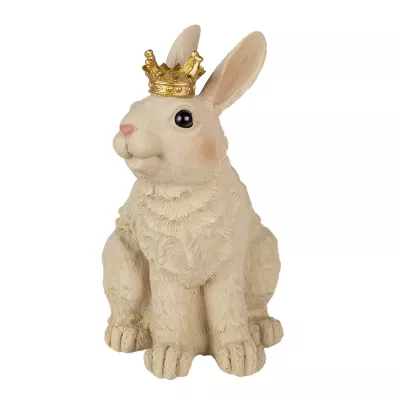 Clayre & Eef Decoration Kaninchen 16x13x23 cm