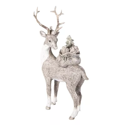 Clayre & Eef Dekoration Hirsch 15x9x26 cm
