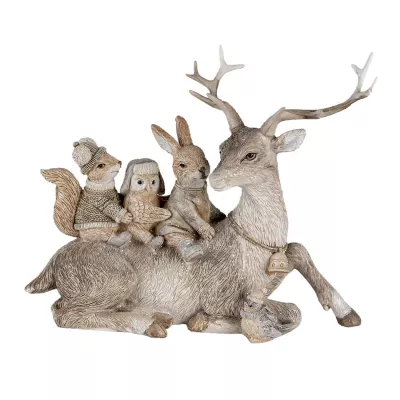 Clayre & Eef Dekoration Tiere 19x10x17 cm