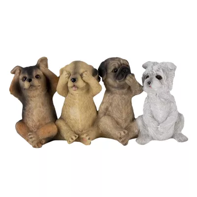 Clayre & Eef Dekoration Hunde 19x6x9 cm