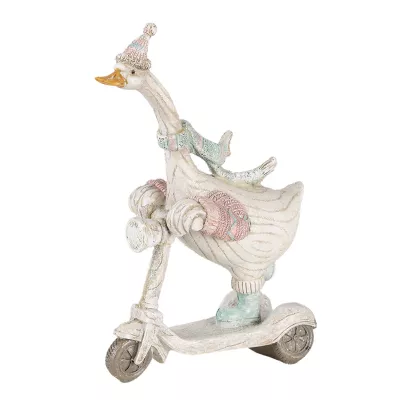 Clayre & Eef Dekoration Gans» 14x6x19 cm