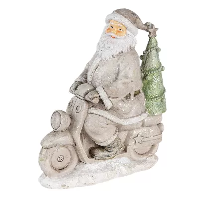 Clayre & Eef Weihnachtsmann 12x6x14 cm