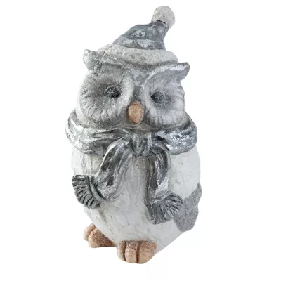 Clayre & Eef Dekofigur Eule 20x19x31 cm