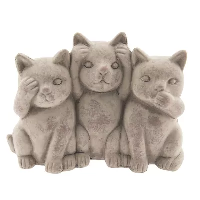 Clayre & Eef Dekoration Katzen 22x10x16 cm