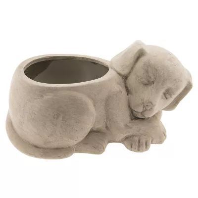 Clayre & Eef Blumentopf Hund 29x17x15 cm