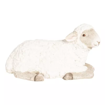 Clayre & Eef Dekoration Schaf 51x26x27 cm