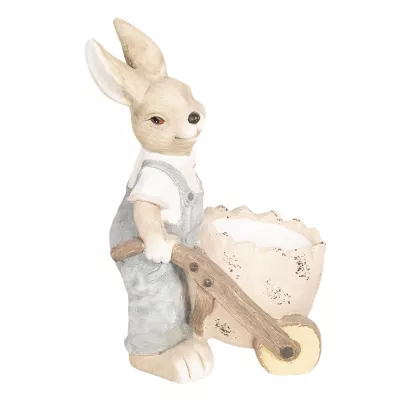 Clayre & Eef Dekoration Kaninchen 32x24x49 cm