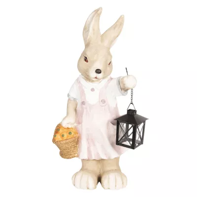 Clayre & Eef Dekoration Kaninchen 24x17x50 cm