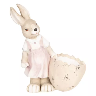 Clayre & Eef Dekoration Kaninchen 41x20x48 cm