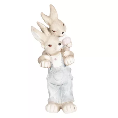 Clayre & Eef Dekoration Kaninchen 23x21x56 cm