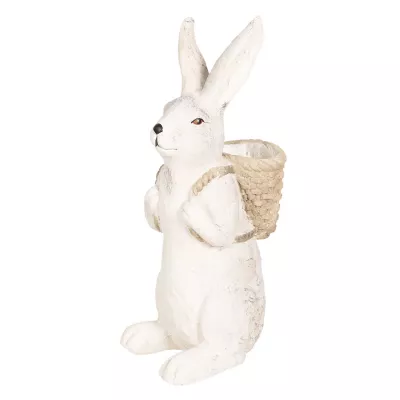 Clayre & Eef Dekoration Kaninchen 22x16x46 cm