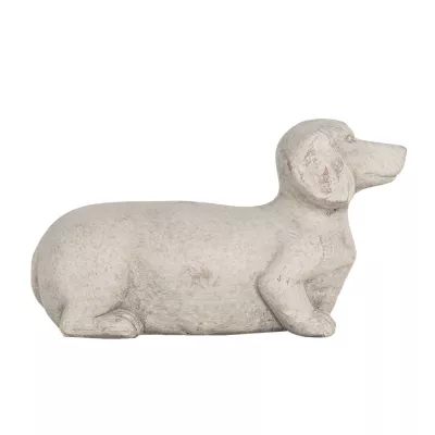 Clayre & Eef Dekoration Hund 24x9x13 cm