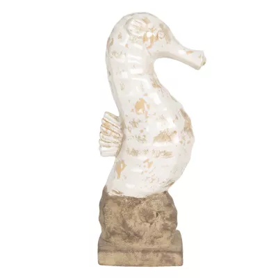 Clayre & Eef Dekoration Seepferdchen 16x9x35 cm