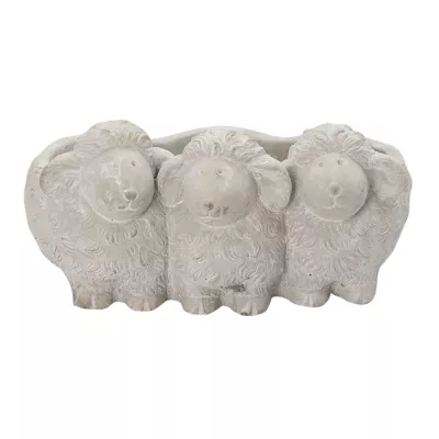 Clayre & Eef Blumentopf Schafen 26x20x12 cm