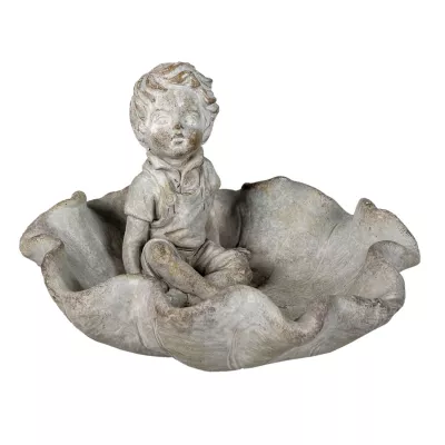 Clayre & Eef Vogel Fressnapf 23x22x15 cm