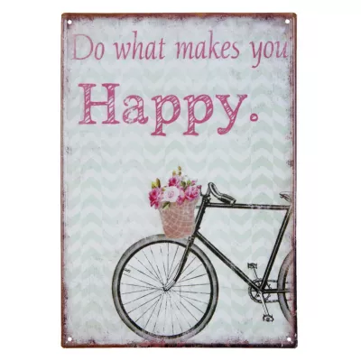 Clayre & Eef Textschild "Happy"