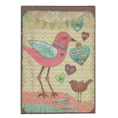 Clayre & Eef Magnet Vögel ca. 5 x 7 cm