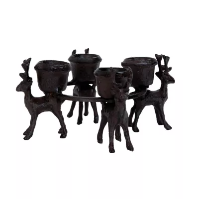 Clayre & Eef Kerzenhalter Ø 17x8 cm