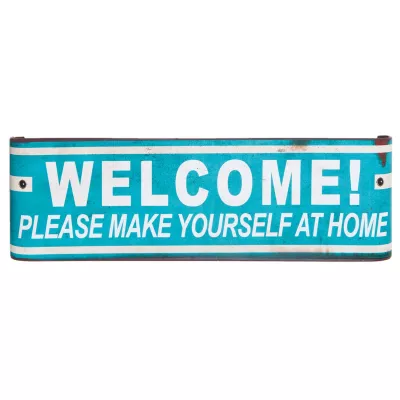 Clayre & Eef Blechschild WELCOME! ca. 58 x 4 x 18 cm