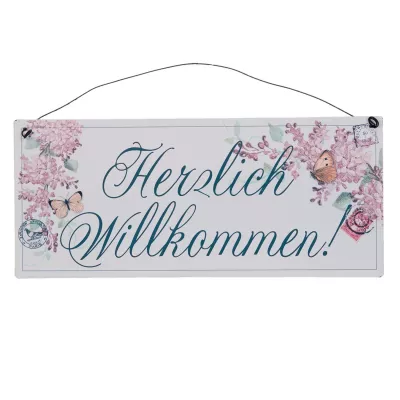 Clayre & Eef Textschild 25x11 cm