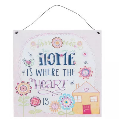 Clayre & Eef Textschild 22x22 cm