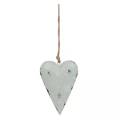 Hänger in Herzform 8x11 cm