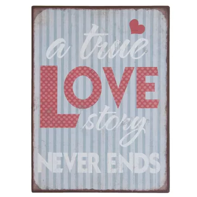Clayre & Eef Textschild 26x35 cm
