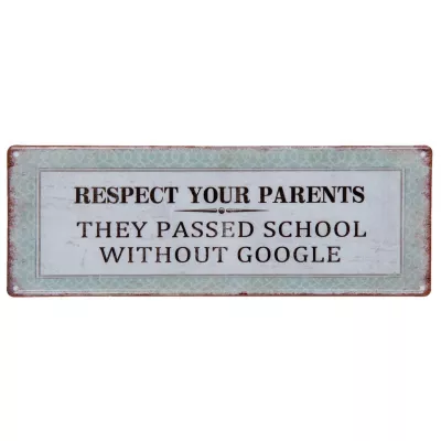 Clayre & Eef Textschild 39x14 cm