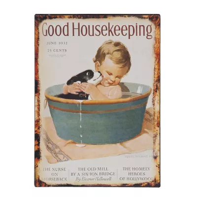 Clayre & Eef Textschild 13x18 cm