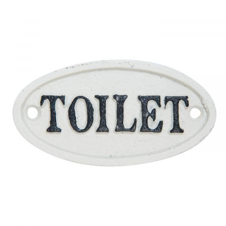 Schild Toilette 10x0.5x5 cm