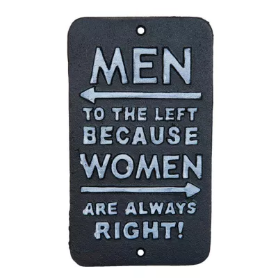 Clayre & Eef Textschild 12x21 cm