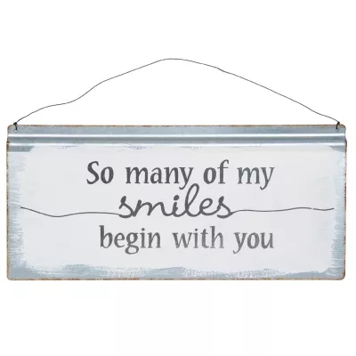 Clayre & Eef Textschild 40x1x18 cm