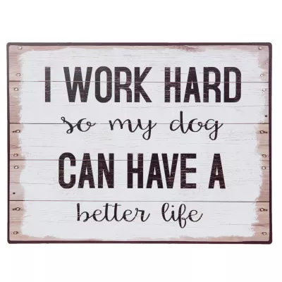 Clayre & Eef Textschild 35x27 cm