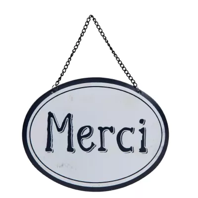 Clayre & Eef Textschild 18x14 cm