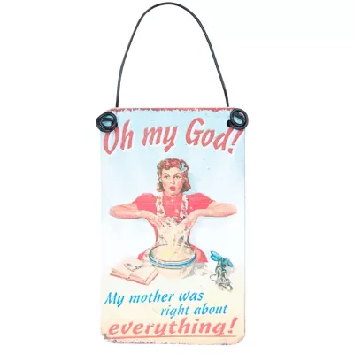 Clayre & Eef Textschild 5x8 cm