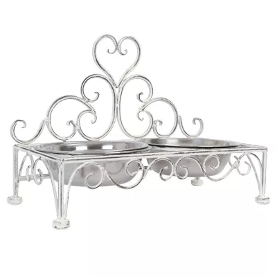 Clayre & Eef Tier Fressnapf 35x18x26 cm / 2x 0,5 L