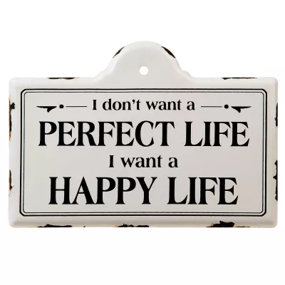 Clayre & Eef Textschild 25x1x17 cm