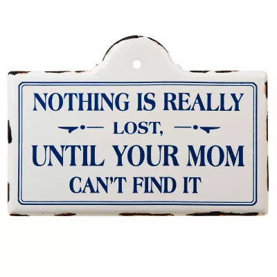 Clayre & Eef Textschild 25x1x17 cm