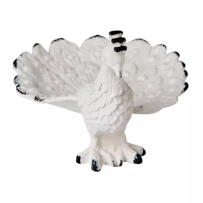 Clayre & Eef Schale Dekoschale "Pfau" 16x9x7 cm