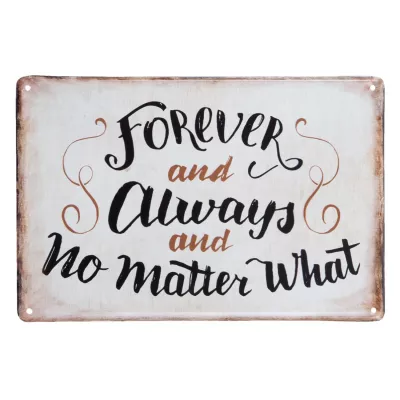 Clayre & Eef Textschild 30x20 cm