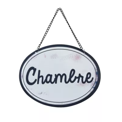 Clayre & Eef Textschild 17x13 cm