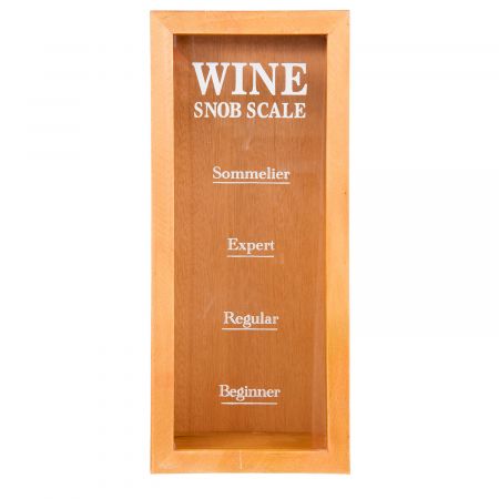 Clayre & Eef Wein Korken Halter aus Holz 13x7x30 cm