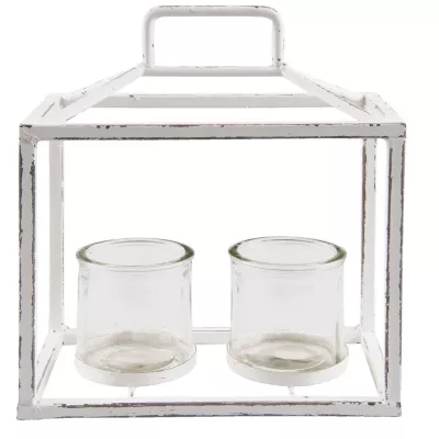 Clayre & Eef Teelichthalter 23x13x27 cm