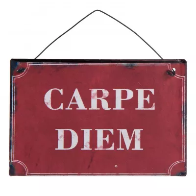 Clayre & Eef Hänger Textschild 13x9 cm
