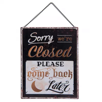 Clayre & Eef Textschild 19x24 cm