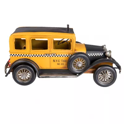 Clayre & Eef Modell Auto Taxi 32x15x15 cm