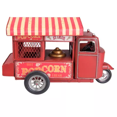 Clayre & Eef Blechmodel popcorn car 32x21x16 cm